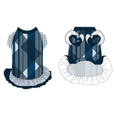 The Graphic Edit - Blue Note - La Petite Shimmy Dress With Double Skirt